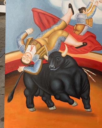 Stampe ad olio quadri "botero"