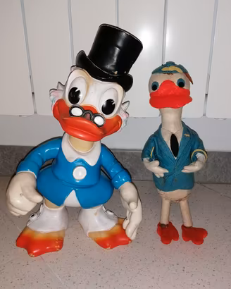 Zio Paperone Ledraplastic & Paperino Panno Lenci