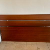 Rete matrimoniale e testiera letto con spondine