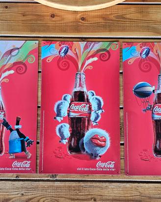 Locandine in metallo CocaCola
