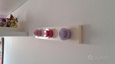 Appendiabiti da parete ufficiale LEGO