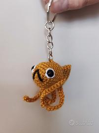 portachiavi Poisson Steve realizzato a mano