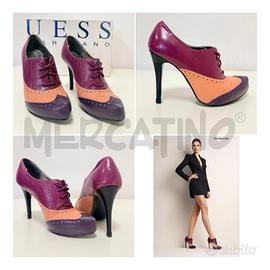 SCARPE TACCHI GUESS VIOLA/ROSA NUMERO 35