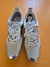 Nr. 36 sneakers donna Primadonna bianco e argento 