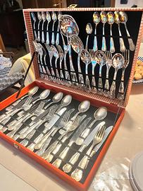 Set di posate argento 800