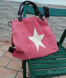 Borsa in tela con stella
