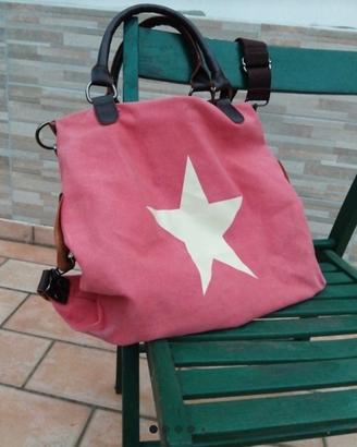 Borsa in tela con stella