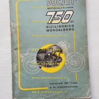 Ducati 750 GT 1971 manuale uso manutenzione origin