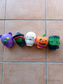 Set 5 Halloween Squishy Toys