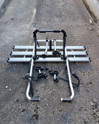 3  Portabici Auto + 1 Coppia di Barre Renault Clio