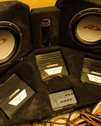 Impianto stereo Alpine 