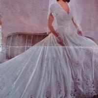 Vestito da sposa taglia M completo di accessori 