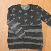 Lotto 3 maglioni Benetton  bambino 4-5 anni