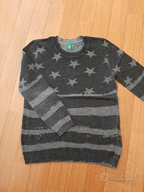 Lotto 3 maglioni Benetton  bambino 4-5 anni