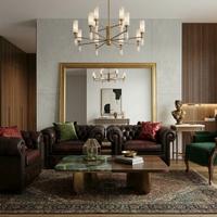 Grande Specchio cornice Dorata ( 165 x 135 cm)