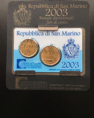 Coin card da collezione San Marino