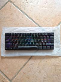 Royal Kludge RK61 Tastiera RGB Bluetooth 60%, Swit