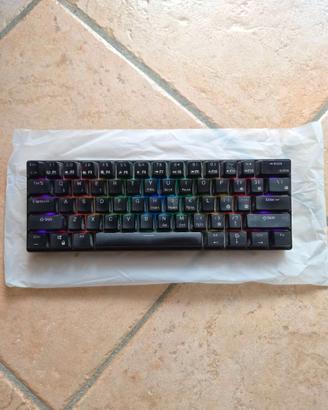 Royal Kludge RK61 Tastiera RGB Bluetooth 60%, Swit