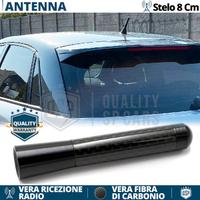 ANTENNA CORTA 8CM per RENAULT in FIBRA DI CARBONIO