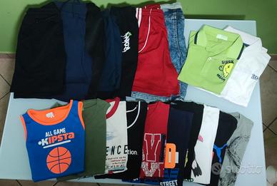 Lotto abbigliamento estivo bambino 10/11 anni 