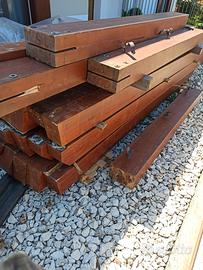 Travi in legno abete lamellare