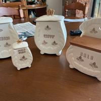 Servizio zucchero caffe sale e sale fino