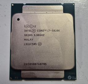 CPU Intel I7 5820K socket 2011-3 funzionante