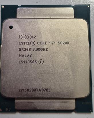 CPU Intel I7 5820K socket 2011-3 funzionante
