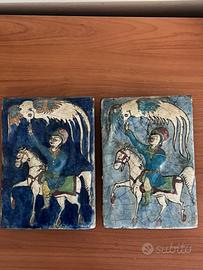 Piastrelle antiche -Falconieri orientali