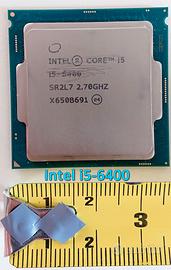 Intel i5-6400 (4 core 2.7 / 3.7 GHz) LGA 1151 65W