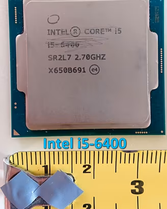 Intel i5-6400 (4 core 2.7 / 3.7 GHz) LGA 1151 65W