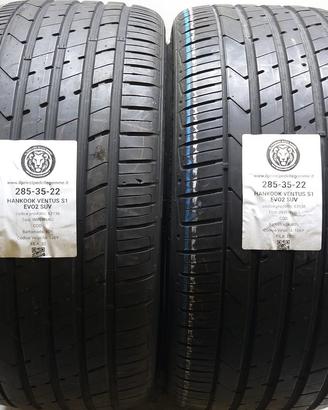 2 GOMME 285 35 22 HANKOOK A63136
