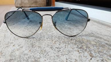 RAY-BAN - Occhiali da sole blu aviatore da donna