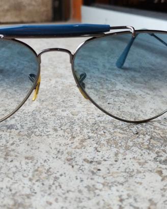 RAY-BAN - Occhiali da sole blu aviatore da donna