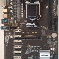 scheda madre asrock H110 Pro BTC+ LGA 1151
