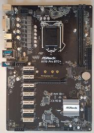 scheda madre asrock H110 Pro BTC+ LGA 1151