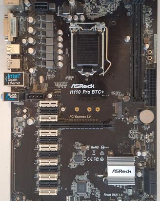 scheda madre asrock H110 Pro BTC+ LGA 1151