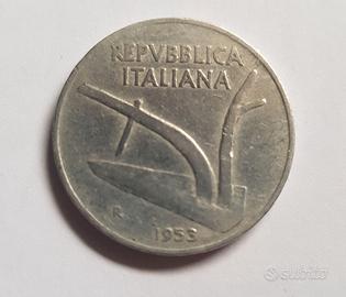 Moneta da 10 Lire del 1953 Repubblica italiana