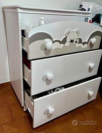 Fasciatoio Italbaby con bagnetto