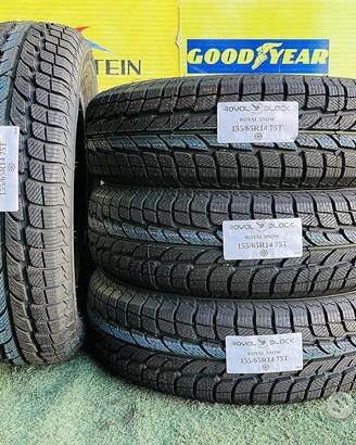 X4: Invernali 155/65R14 75T -ROYAL BLACK- al 100%