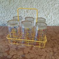 Simpatico cesto con bicchieri 