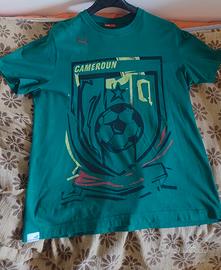 T-shirt Nazionale Cameroun Tifosi, Tg L 