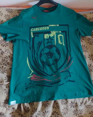 T-shirt Nazionale Cameroun Tifosi, Tg L 