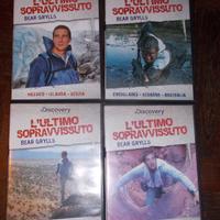 4 dvd bear grylls l'ultimo sopravvissuto