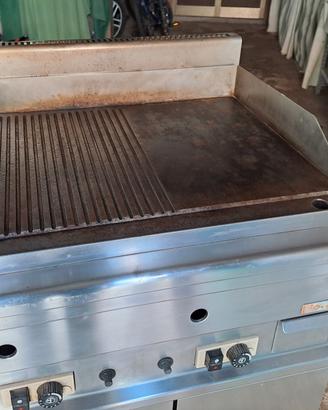 piastra panini fry top a gas