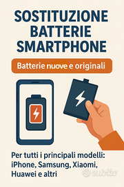 Sostituzione Batterie Smartphone