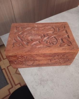 scatola in legno 