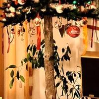 Base in legno per albero di Natale