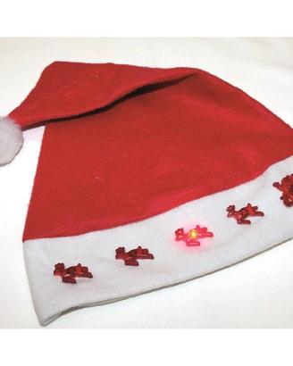Cappello natalizio con luci a LED, cappello di Bab