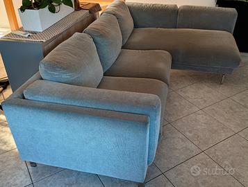 Divano 3 posti Ikea Nockeby con chaise longue